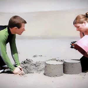 Bear Lake Sand Play Doesnt look like a castle yet Only a hour drive from home and a favorite family summer destination