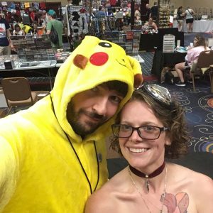 Nicole and Chris at a convention